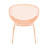 Metal Chair  2 , 25.29"D X 34.57"H, Orange, Stable Structure Modern Mesh Seating Chairs Rounded Edges, Orange