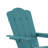 Collis All-Weather HDPE Indoor/Outdoor Adirondack Chair with Cup Holder and Pull Out Ottoman-88681442