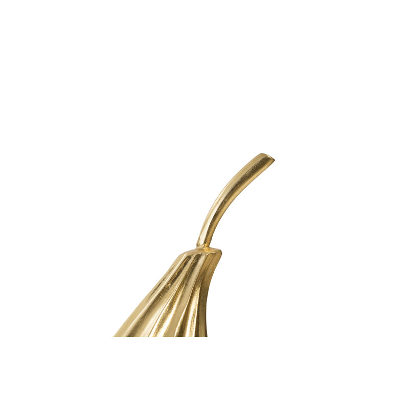 Phillips Dipped Pears Sculpture, Gold Leaf