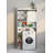 The Toilet Storage Cabinet, Farmhouse Storage Cabinet Over Toilet with 2 Barn Doors-415860156