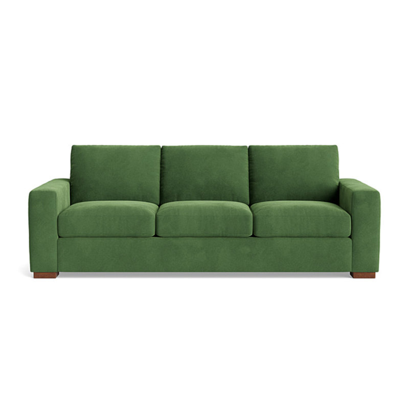 Couch Potato Sofa (95"), Performance Velvet - Ivy
