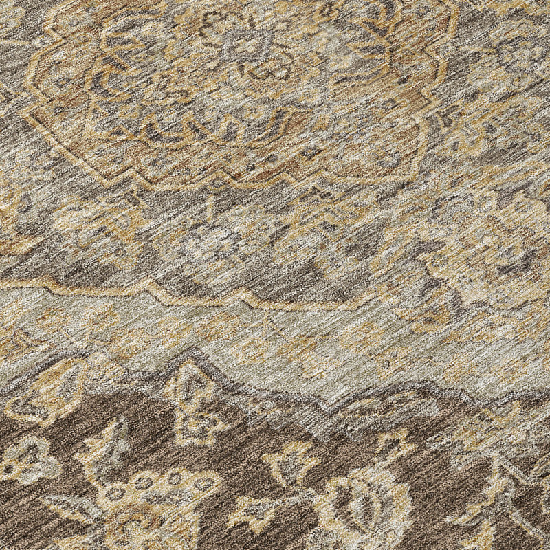 Tapis d'intérieur / extérieur brun Celia , 3 pi x 5 pi
