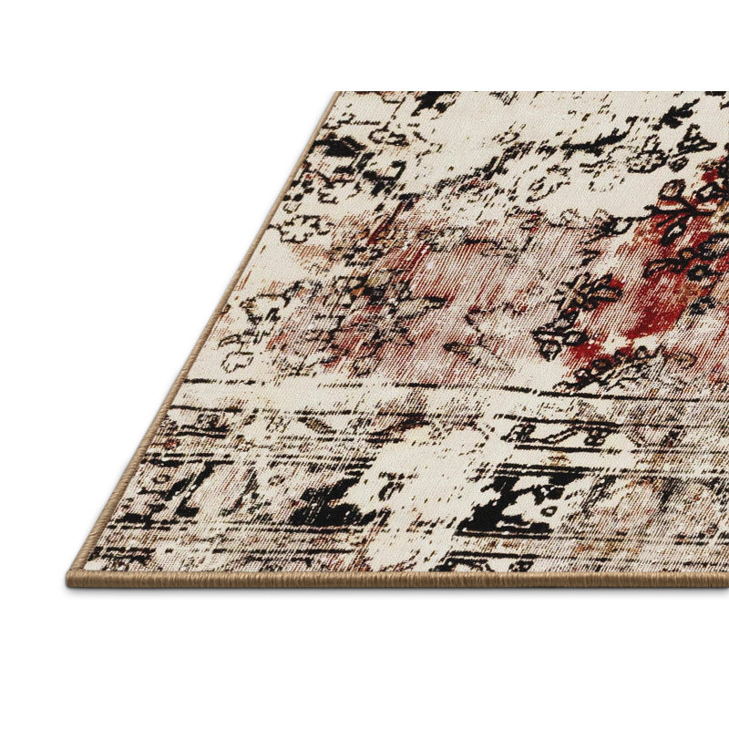 Tapis abstrait moderne 2020, Tapis de couloir 2 pi x 5 pi
