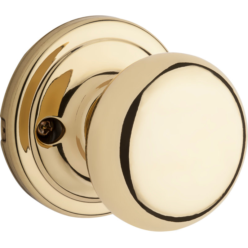Hancock Half-Dummy Knob, Polished Brass