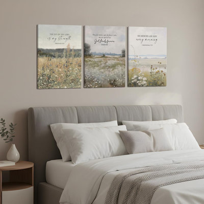 3 Piece Wrapped Canvas Print