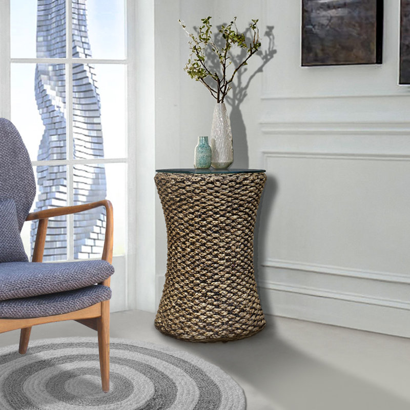 Onshuntay Glass Top End Table