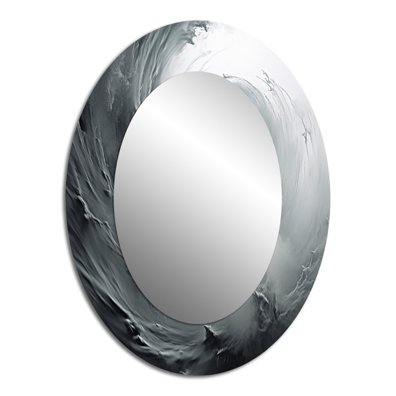 Miroir mural gris, 40 po x 30 po