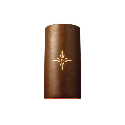 Sun Dagger Ceramic LED Flush Mounted Sconce