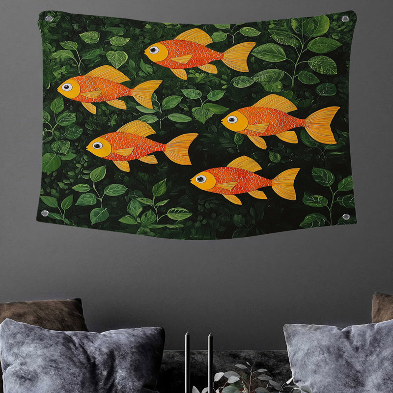 Tapisserie murale Goldfish, H 50 po x l 60 po