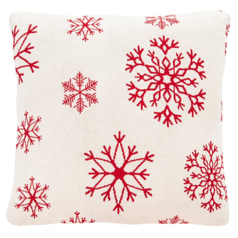 Cotton Reversible Throw Pillow