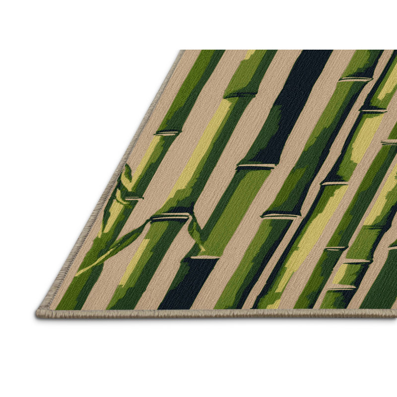 Tapis lavable en bambou, Rectangle 7 pi x 9 pi