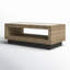 Arlette Wicker Rectangular Outdoor Coffee Table with Shelf