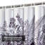 Rideau de douche imperméable avec 12 crochets-26121612