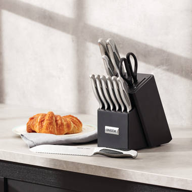 Miracle Blade 18 Piece Stainless Steel Knife Block Set & Reviews