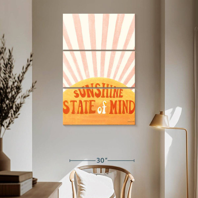 Tergel Sunshine Mind, 65" H x 42" W