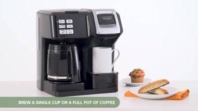 Hamilton Beach FlexBrew Trio Coffee Maker 56 fl oz Resevoir 49902