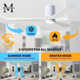 Olivier 3 Blade Ceiling Fan with LED Light Kit