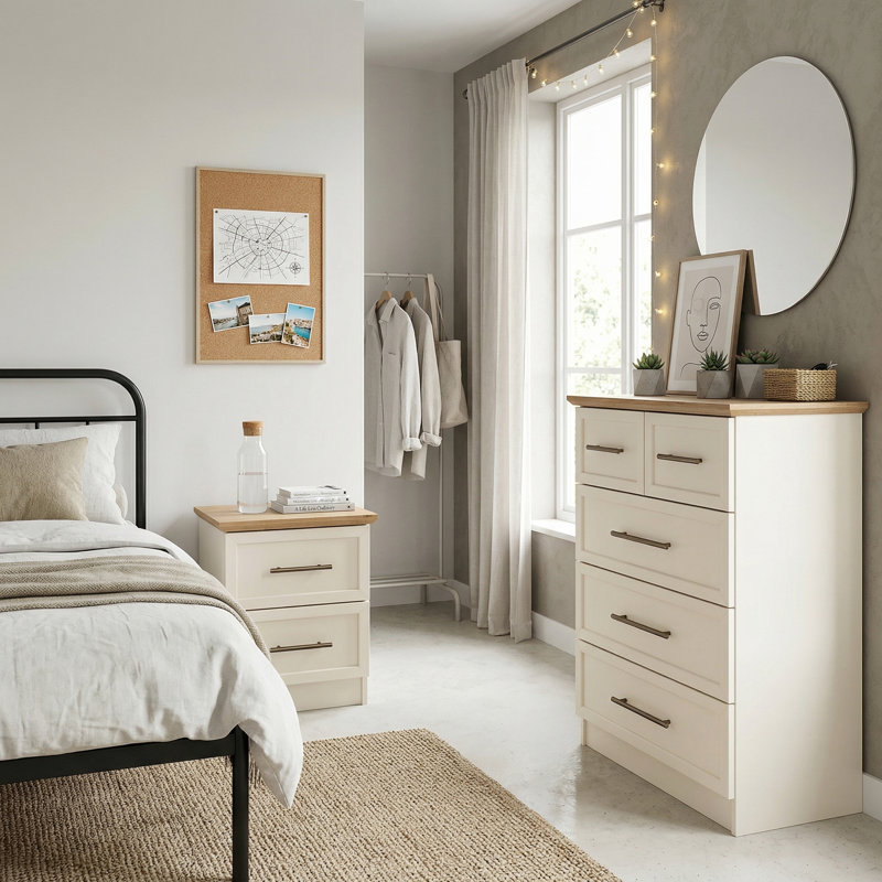 Cleverton Shine Bedroom Pair Set     , Ivory 