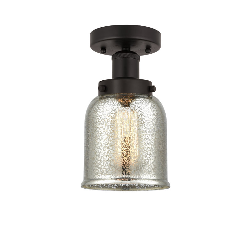 Cordaville Glass Semi Flush Mount, Dark Mercury, Oil Rubbed Bronze