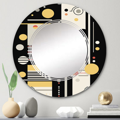 Greymont - Miroir mural moderne rond