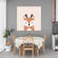 Adorable mignonne cerf, hiver contemporain-1103850044