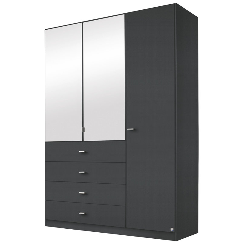 Sinsheim 3 Door Wardrobe, Grey