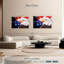 USA Flag And American Eagle-107887293