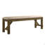 Banc de salle à manger rembourré en tissu Raven-1169569098