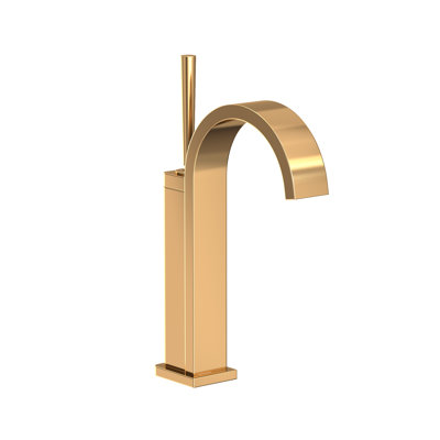 Secant Single Hole Bathroom Faucet with Drain Assembly
