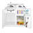 All-In-One Combo Kitchens 2.92 cu. ft. Freestanding Mini Fridge with Freezer