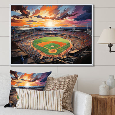 Abstrait Baseball Stadium V - Stades, art mural