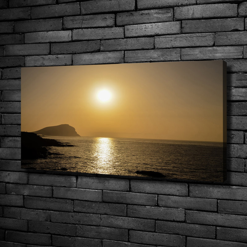 Sunset Sea - Wrapped Canvas Print