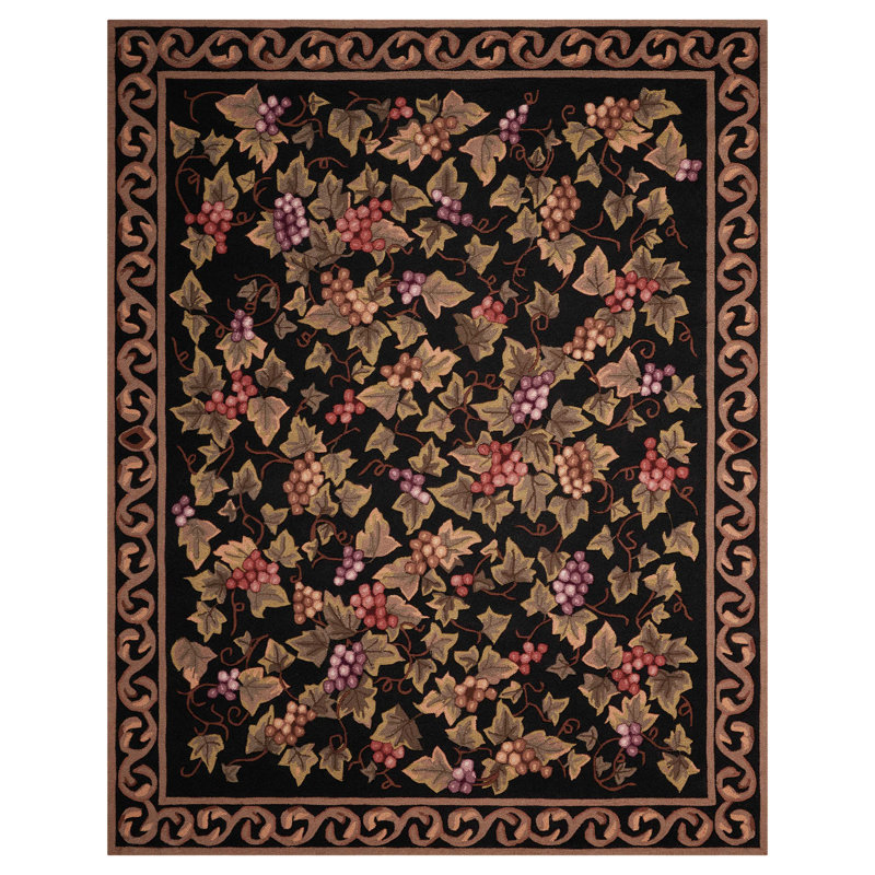 Tapis noir Kauffman, Rectangulaire 1 pi 10 po x 4 pi 6 po