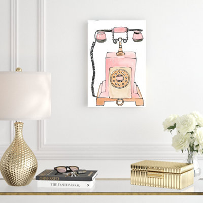 Rose, reproduction d'art sur toile tendue
