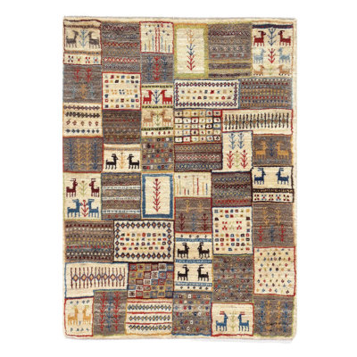 Lorenzina Wool Geometric Area Rug