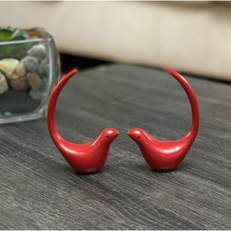 Metal Ring Holder, Red