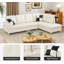 Canapé modulaire en similicuir 2 pièces-850576612-850576611