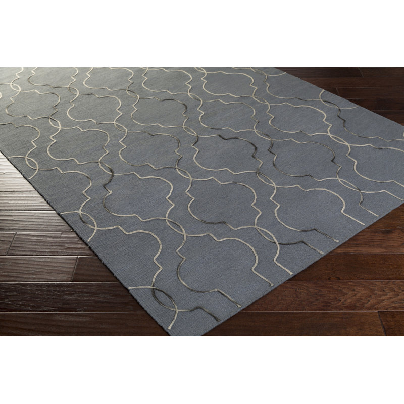 Flatweave Wool Geometric Indoor Rug, Rectangle 2' x 3'