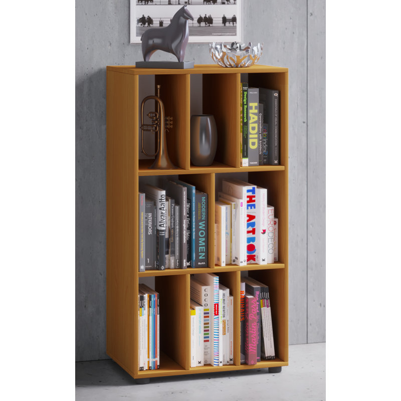 Urgeon 114cm H x 60cm W Cube Bookcase, Yellow