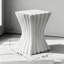 Table d'appoint d'extérieur, table de bout Wave Design, table d'appoint décorative, tabouret de jardin en béton léger pour patio-1707882375