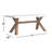 Fleur 74'' Outdoor Dining Table