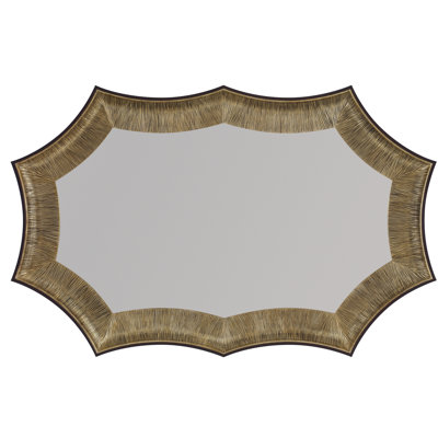 Helios Wood Flat Wall Mirror