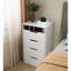 Bureau de coiffeuse 3 en 1 avec miroir rabattable, bureau en verre et 3 tiroirs