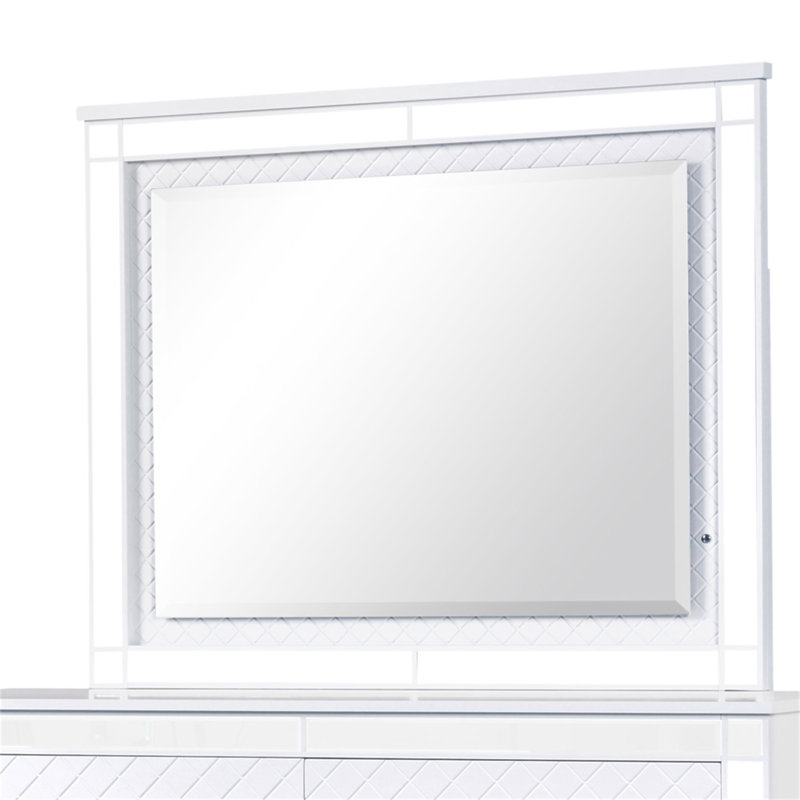 Miroir Livorno G02790-M, champagne argenté