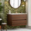 Meuble-lavabo mural 32 po avec 2 tiroirs à fermeture en douceur-198006257