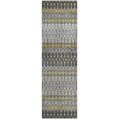 Premium Machine Washable Driessen AMF72 Gray Rug