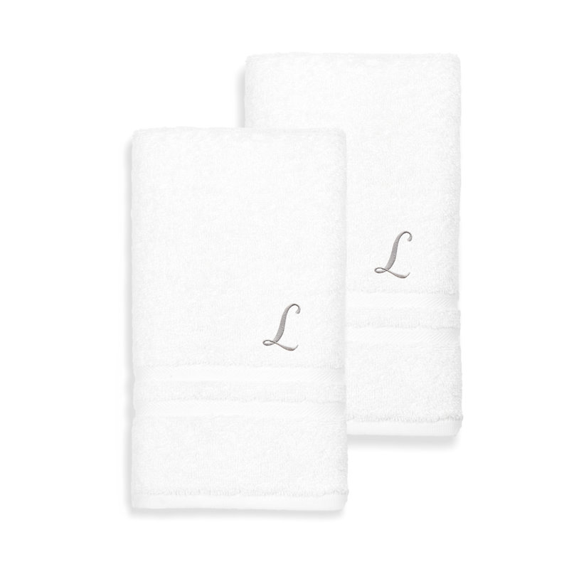 Débarbouillette 100% coton Denzi, L, Blanc