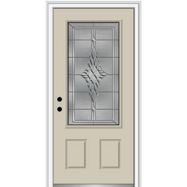 36'' x 80'' Glass Wood Front Entry Doors