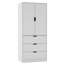 Stephy Solid Wood Wardrobe-1537403348