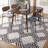 Burch Geometric Ivory/Black Area Rug-90419422